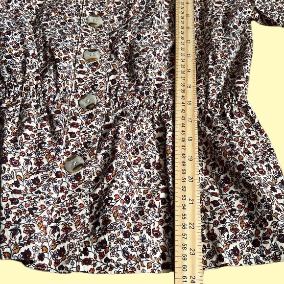 Madewell Corduroy Peplum Top - Picture 16 of 16